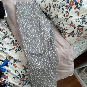 Leopard Straight Jeans